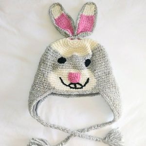 Easter Bunny Knit Winter Hat